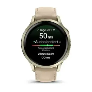 Garmin Venu 4 3.05 cm (1.2") AMOLED 41 mm Digital 390 x 390 pixels Touchscreen Gold Wi-Fi GPS (satellite)