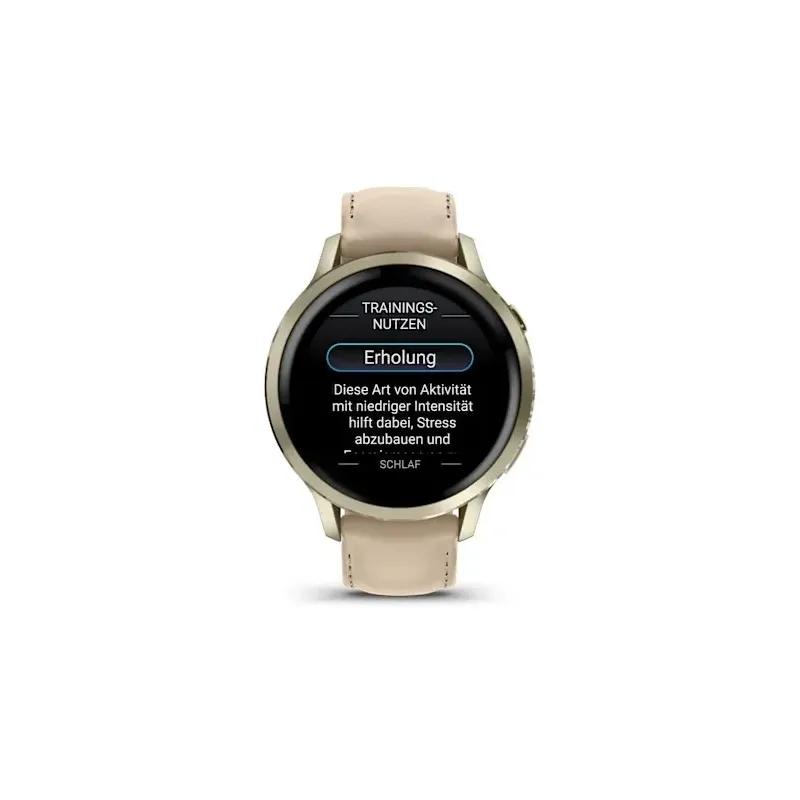 Garmin Venu 4 3.05 cm (1.2") AMOLED 41 mm Digital 390 x 390 pixels Touchscreen Gold Wi-Fi GPS (satellite)
