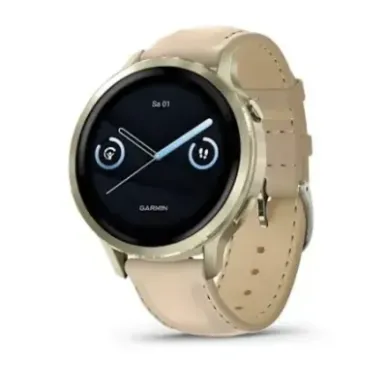 Garmin Venu 4 3.05 cm (1.2") AMOLED 41 mm Digital 390 x 390 pixels Touchscreen Gold Wi-Fi GPS (satellite)
