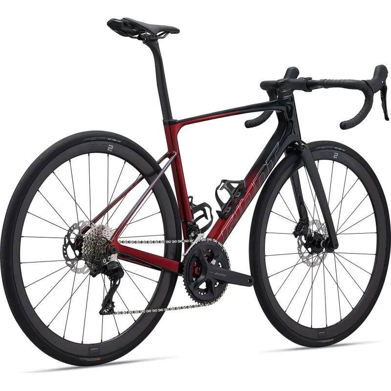 Шоссейный велосипед GIANT Defy Advanced Pro 2, Carbon/Sangria (M)
