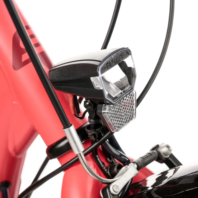 Laste jalgratas S´COOL Wave Steel LTD, 20" korall/punane