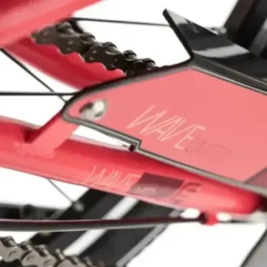 Детский велосипед S´COOL Wave Steel LTD, 24" коралловый/красный