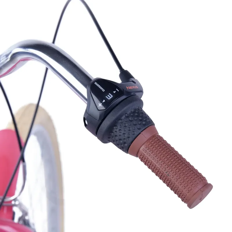 Laste jalgratas S'COOL chiX Classic, 24" Berry/Beige