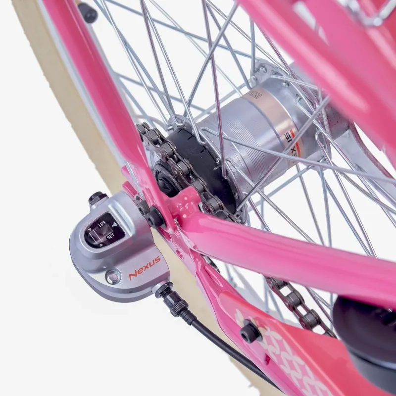 Детский велосипед S'COOL chiX Classic, 20 дюймов, цвет ягодный/бежевый.