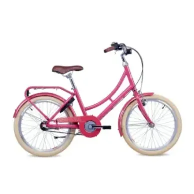 Laste jalgratas S'COOL chiX Classic, 20" Berry/Beige