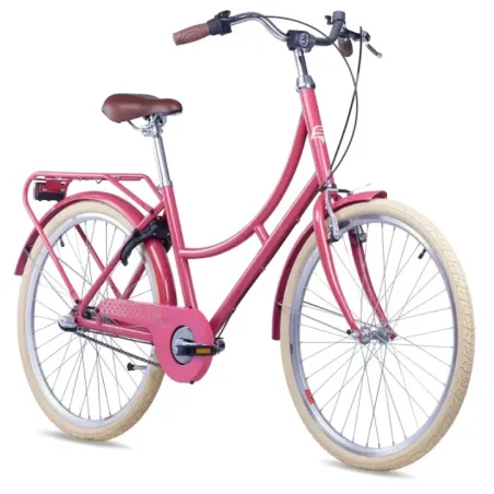Noorte jalgratas S'COOL chiX, 26" Berry/Beige