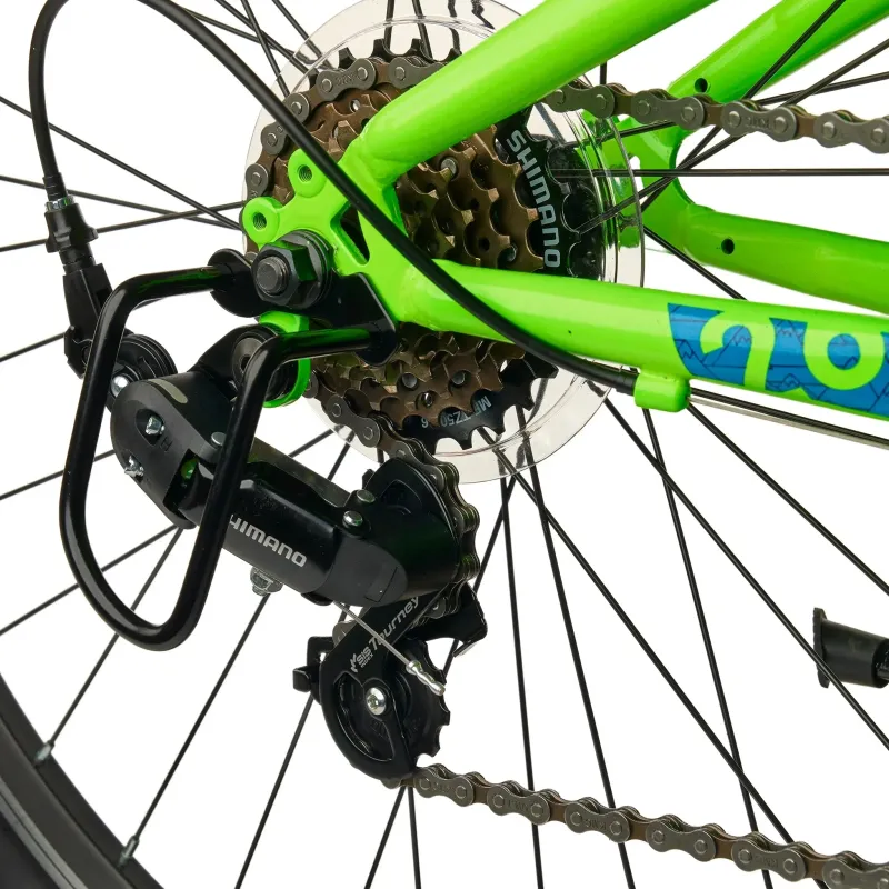 Noorte jalgratas S'COOL Xroc, 26" Neon Green/Ocean