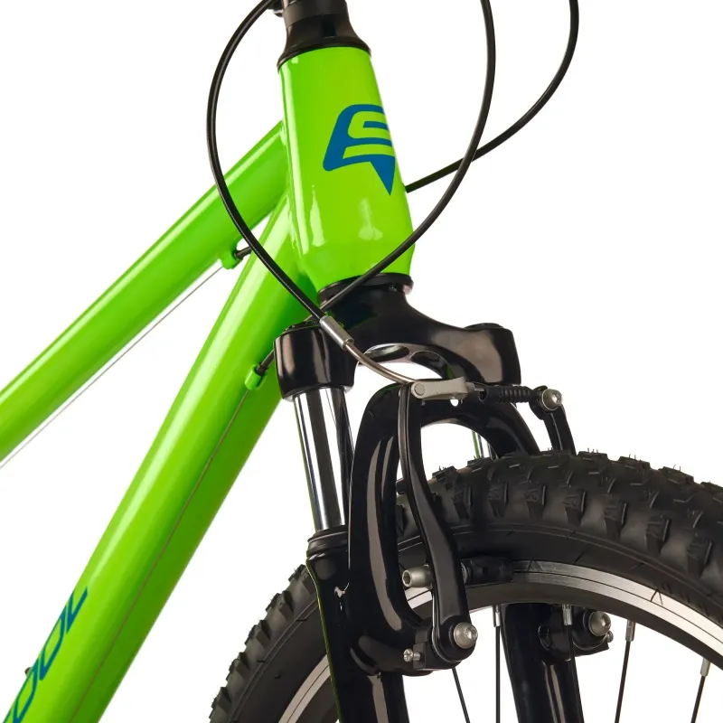 Noorte jalgratas S'COOL Xroc, 26" Neon Green/Ocean