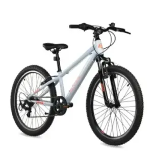 Laste jalgratas S'COOL Xroc, 24" Sky Grey/Neon Orange