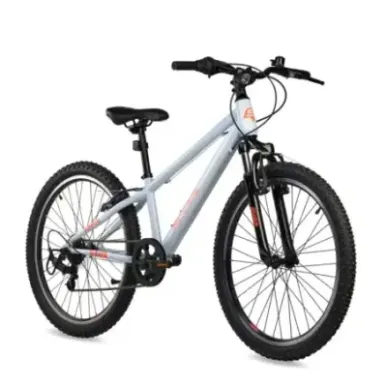 Laste jalgratas S'COOL Xroc, 24" Sky Grey/Neon Orange
