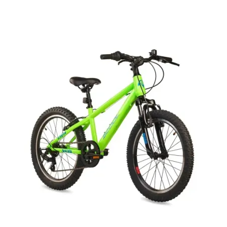 Laste jalgratas S'COOL Xroc, 20" Neon Green/Ocean