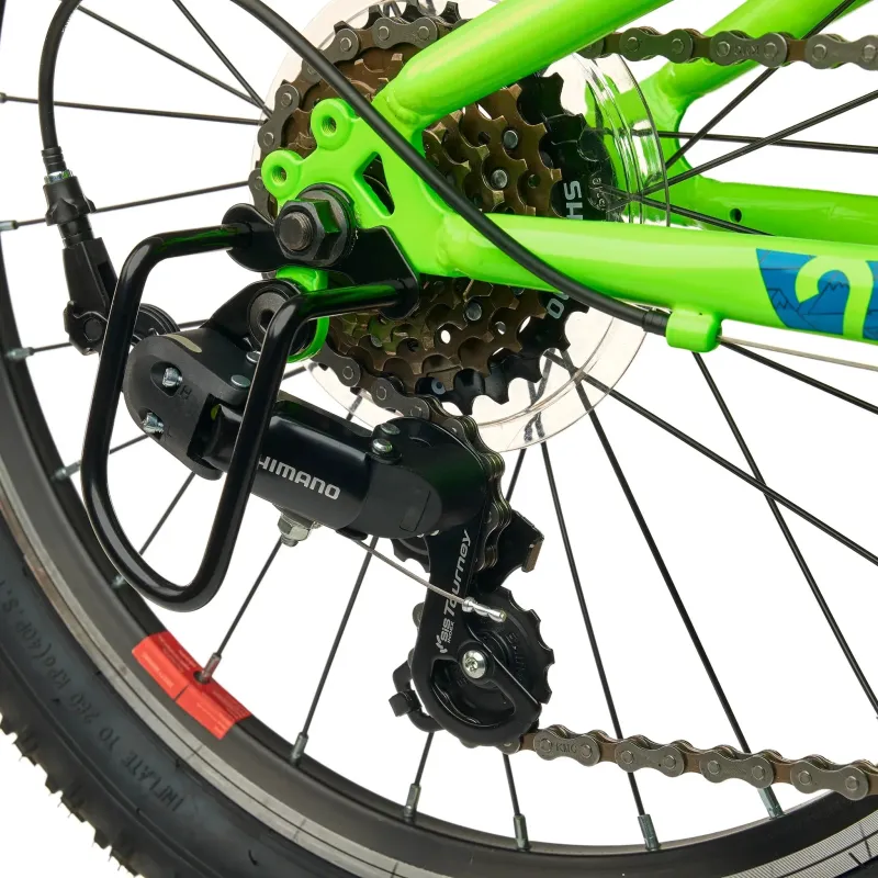 Laste jalgratas S'COOL Xroc, 20" Neon Green/Ocean