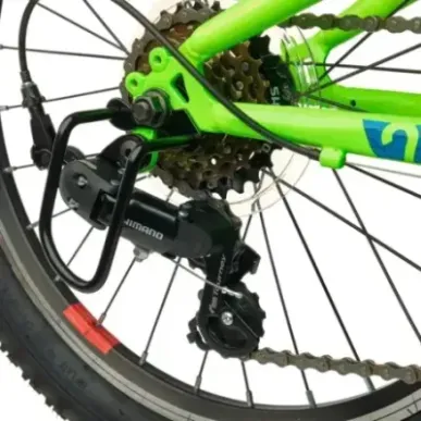 Laste jalgratas S'COOL Xroc, 20" Neon Green/Ocean