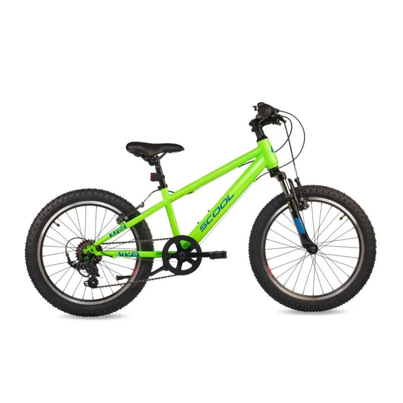 Laste jalgratas S'COOL Xroc, 20" Neon Green/Ocean