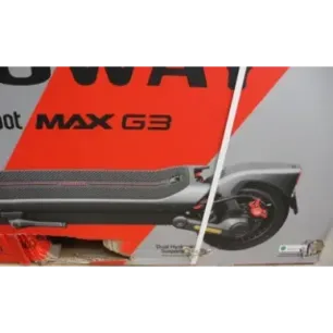 SALE OUT. Segway MAX G3 E eKickScooter 2000 W Up to 25 km/h 11 " 24 month(s) Black DAMAGED PACKAGING