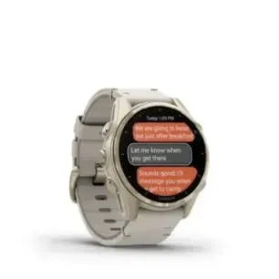 Garmin Fenix 8 3.3 cm (1.3") AMOLED 43 mm Digital 416 x 416 pixels Touchscreen Gold Wi-Fi GPS (satellite)
