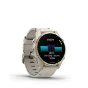Garmin Fenix 8 3.3 cm (1.3") AMOLED 43 mm Digital 416 x 416 pixels Touchscreen Gold Wi-Fi GPS (satellite)