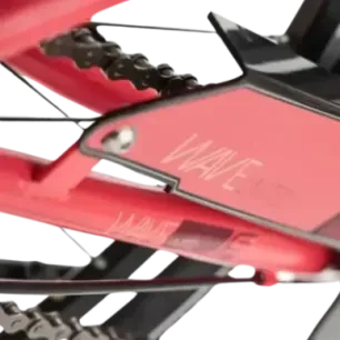 Детский велосипед S´COOL Wave Steel LTD, 24 дюйма, кораллово-красный