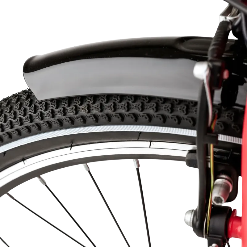 Noorte jalgratas S´COOL Wave Steel LTD, 26" korall/punane