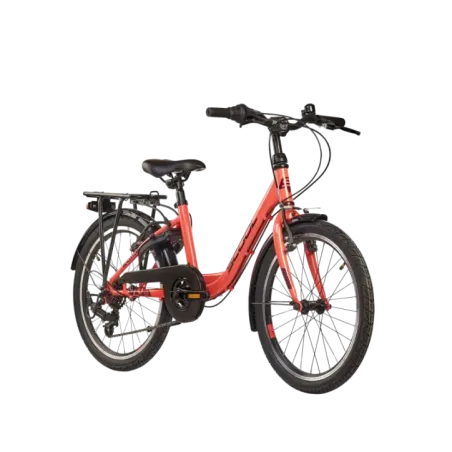Laste jalgratas S'COOL chiX, 20" Coral/Dark Red