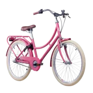 Laste jalgratas S'COOL chiX Classic, 24" Berry/Beige