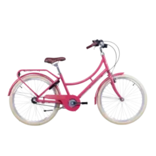 Laste jalgratas S'COOL chiX Classic, 24" Berry/Beige
