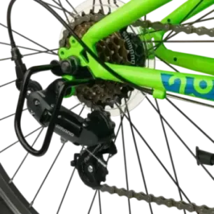 Noorte jalgratas S'COOL Xroc, 26" Neon Green/Ocean