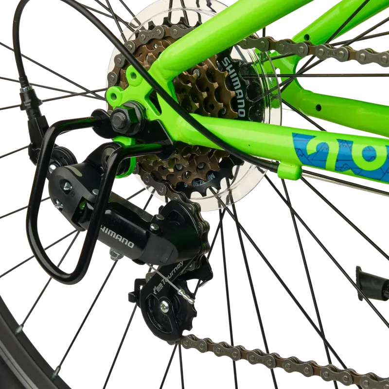 Noorte jalgratas S'COOL Xroc, 26" Neon Green/Ocean