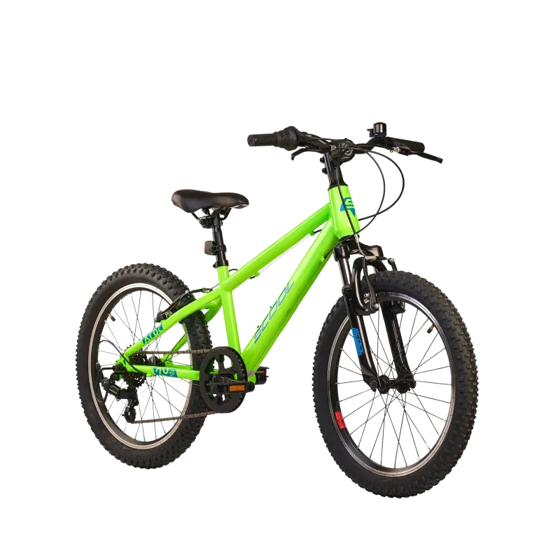 Laste jalgratas S'COOL Xroc, 20" Neon Green/Ocean
