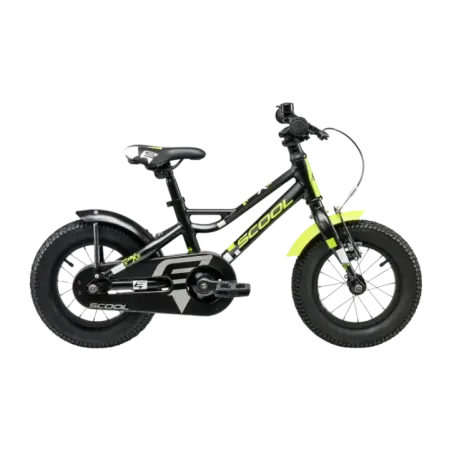 Laste jalgratas S´COOL faXe, 12" must-kollane