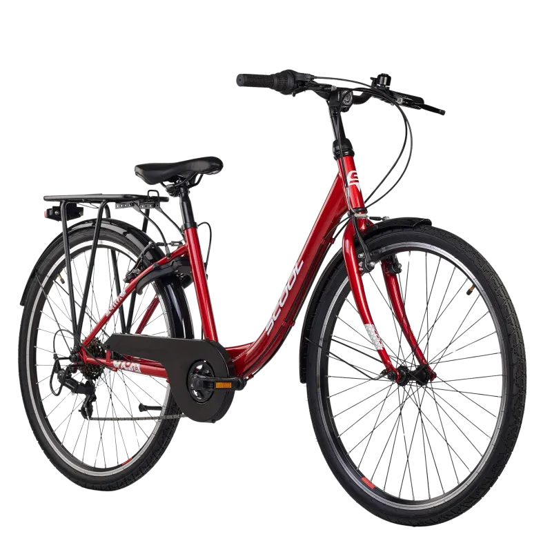 Noorte jalgratas S'COOL chiX, 26" Red/White