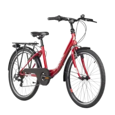 Laste jalgratas S'COOL chiX, 24" Red/White