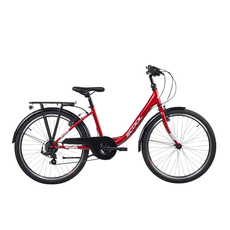 Laste jalgratas S'COOL chiX, 24" Red/White