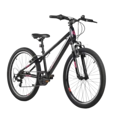 Детский велосипед S'COOL Xroc, 24 дюйма, цвет оксид/розовый.