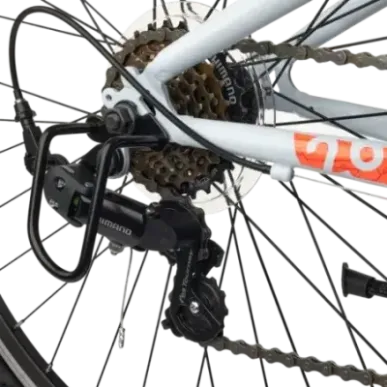 Noorte jalgratas S'COOL Xroc, 26" Sky Grey/Neon Orange