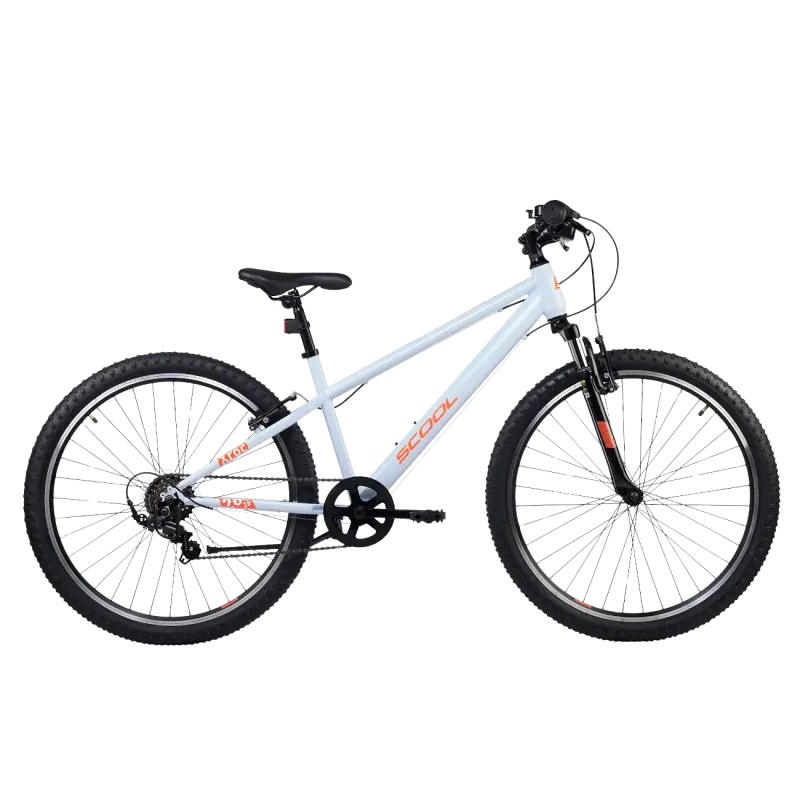 Noorte jalgratas S'COOL Xroc, 26" Sky Grey/Neon Orange