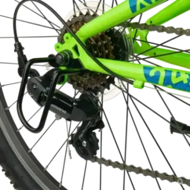 Laste jalgratas S'COOL Xroc, 24" Neon Green/Ocean