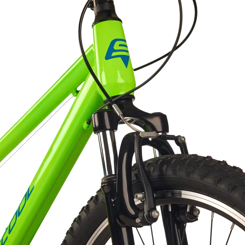 Laste jalgratas S'COOL Xroc, 24" Neon Green/Ocean