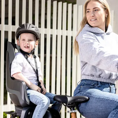 Детское велокресло Bobike GO® Maxi на багажник | Комфорт и безопасность