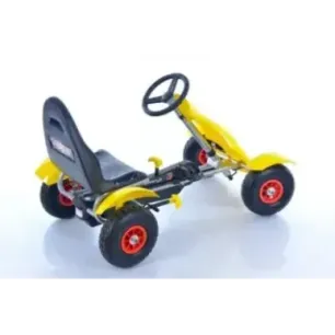 Velokart (Velomobile) Go-Kart F618 Yellow (4-10 years)