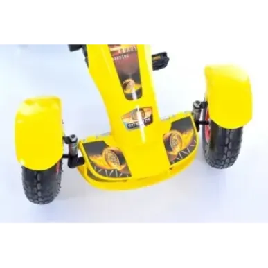 Velokart (Velomobile) Go-Kart F618 Yellow (4-10 years)