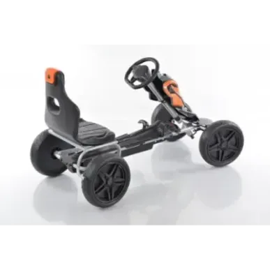 Велокарт (Веломобиль) Go-Kart 1504 чёрный (от 5-12 лет)