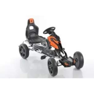 Велокарт (Веломобиль) Go-Kart 1504 чёрный (от 5-12 лет)