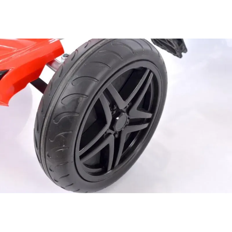 Велокарт (Веломобиль) Go-Kart 1504 красный (от 5-12 лет)