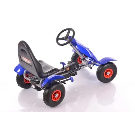 Велокарт (Веломобиль) Go-Kart F618 синий (от 4-10 лет)