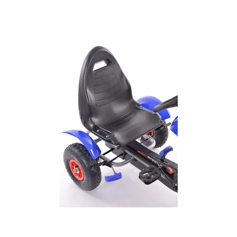 Велокарт (Веломобиль) Go-Kart F618 синий (от 4-10 лет)