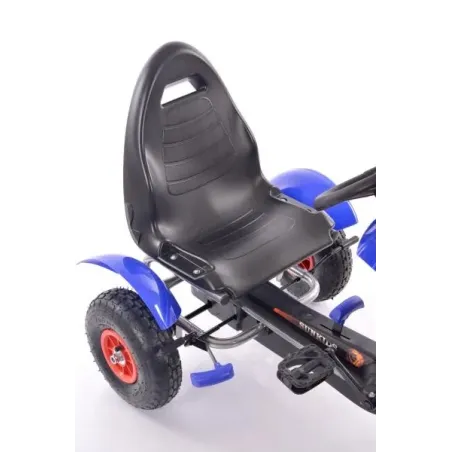 Велокарт (Веломобиль) Go-Kart F618 синий (от 4-10 лет)