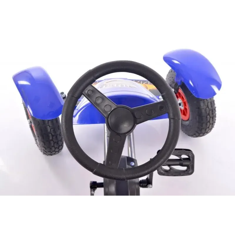 Велокарт (Веломобиль) Go-Kart F618 синий (от 4-10 лет)