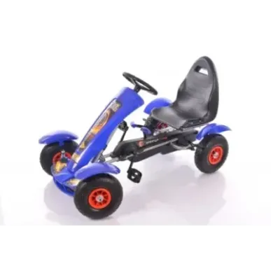 Велокарт (Веломобиль) Go-Kart F618 синий (от 4-10 лет)