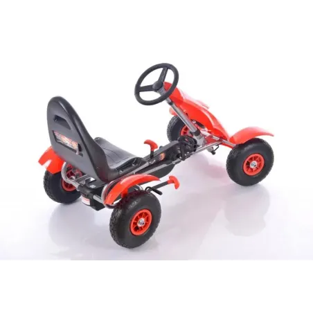 Велокарт (Веломобиль) Go-Kart F618 красный (от 4-10 лет)
